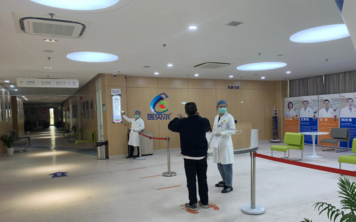 病房鋼制門工地實景